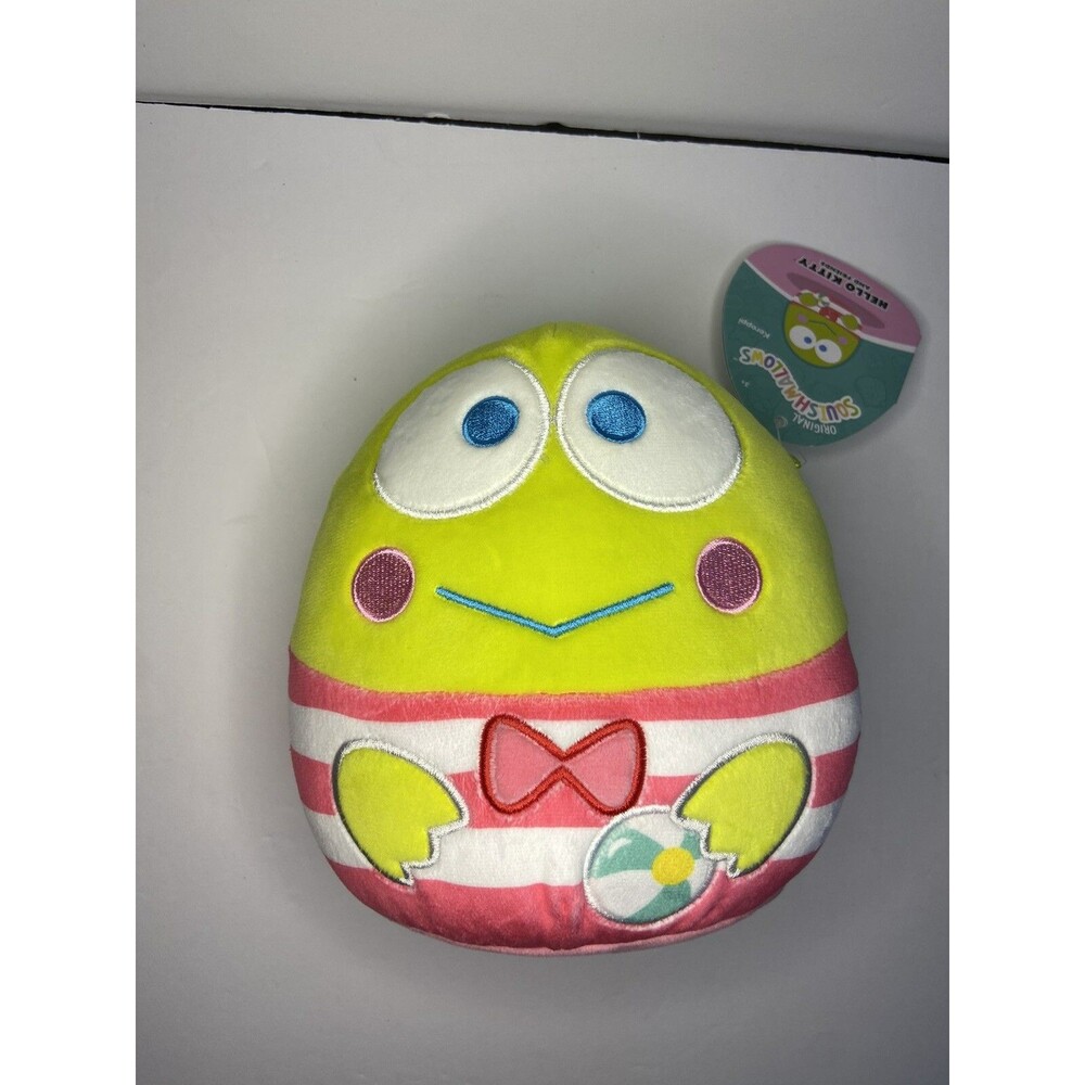 Hello Kitty Squishmallows and Friends NWT 6.5in Keroppi the Beach Frog